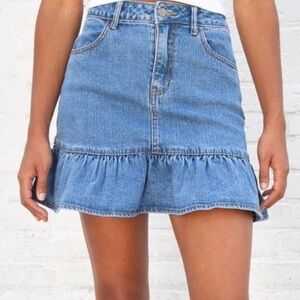 Mini denim skirt. Never worn.
